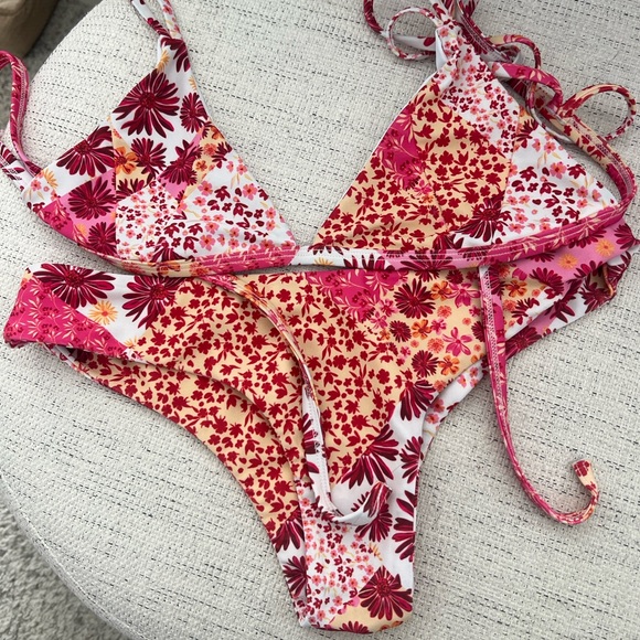 Kulani Kinis Other - Kulani Kinis Pink Sahara Patchwork Bikini